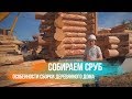 ЧТО НАМ СТОИТ СРУБ ПОСТРОИТЬ. Собираем рубленные дом.