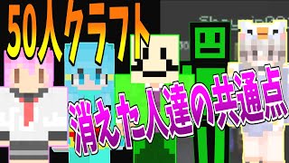 50人クラフト都市伝説、消えていった参加勢のとある共通点がヤバすぎた!!!-都市伝説【KUN 50人クラフト】