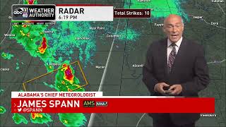 ABC 33/40 evening weather update - Friday, April 15 screenshot 1