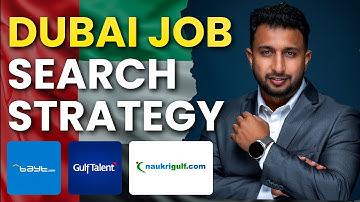Dubai Job 🇦🇪 Search Strategies 2025 🚀 | Best Websites & Tips to Get Hired Fast! ✅