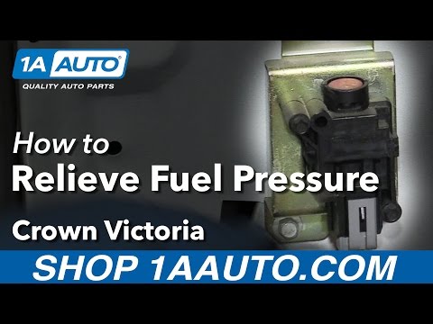How to Relieve Fuel System Pressure 98-12 Ford Crown Victoria