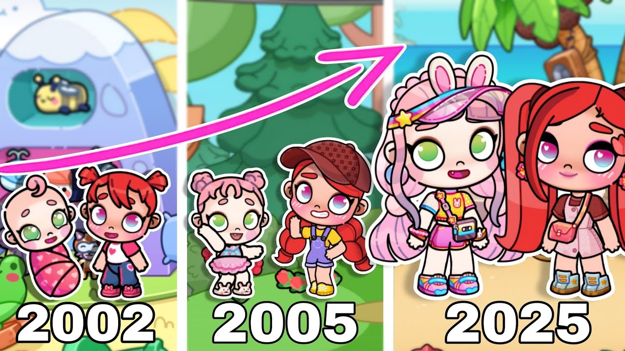 Rosie and Jessica Sisters Growing up❤️Avatar World Story 💖|Pazu