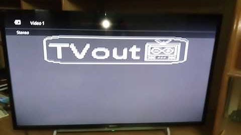 ARDUINO UNO rev 3 TV out