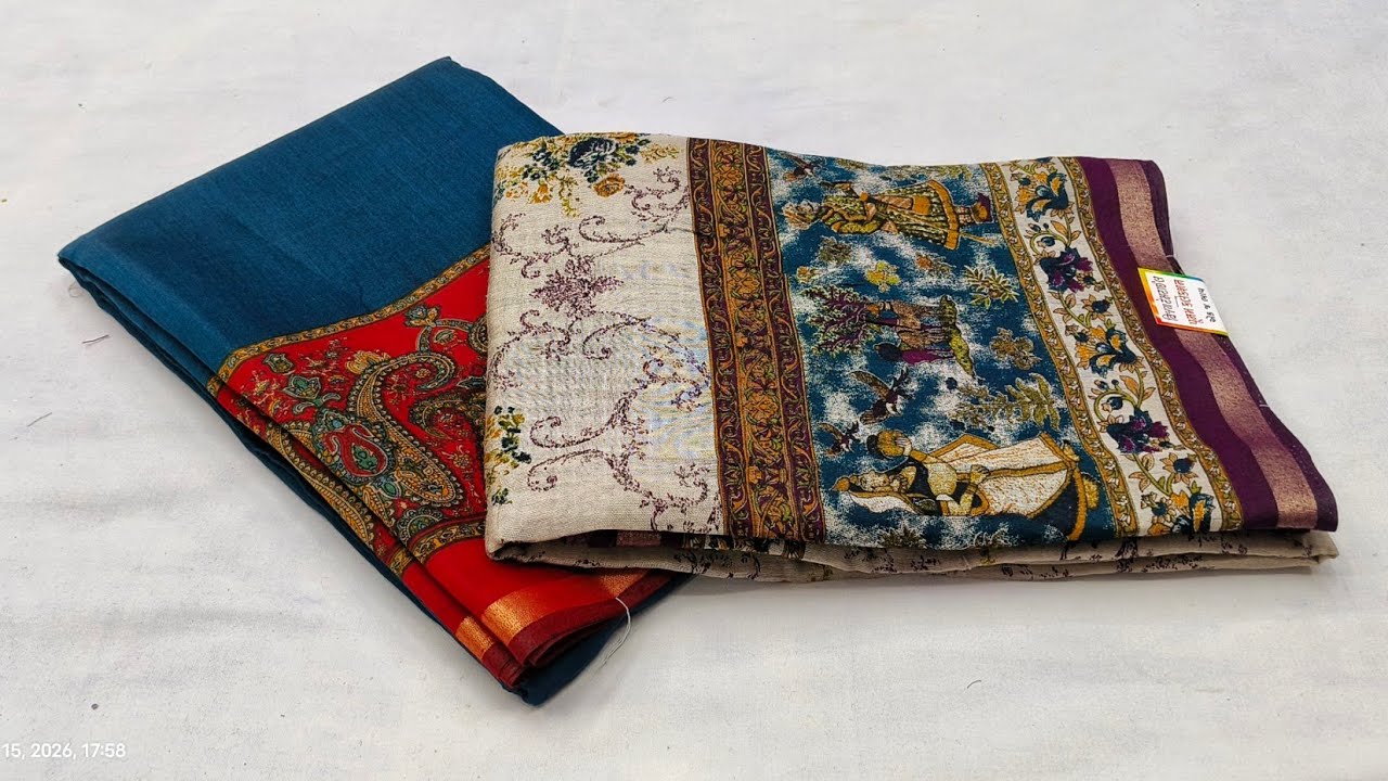 Dekhiye pure mal cotton saree