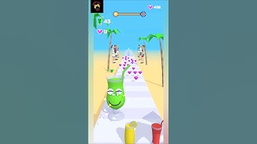 Juice 🥤Run level 6,7,8,9 & 10 #shorts  #gamingwithrabia #juicerun