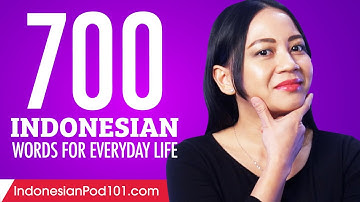 700 Indonesian Words for Everyday Life - Basic Vocabulary #35