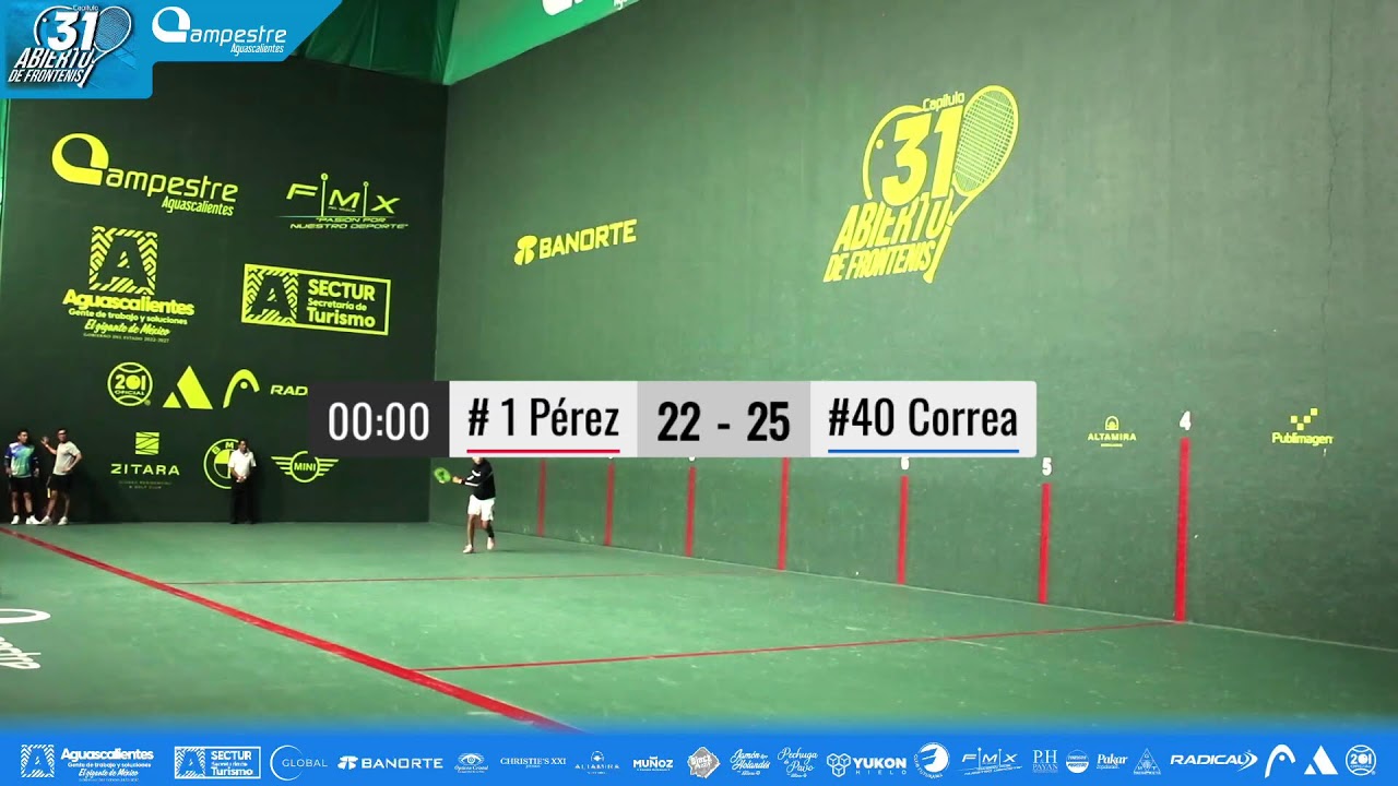 Inauguración Torneo Capitulo 31 Abierto de Frontenis Aguascalientes