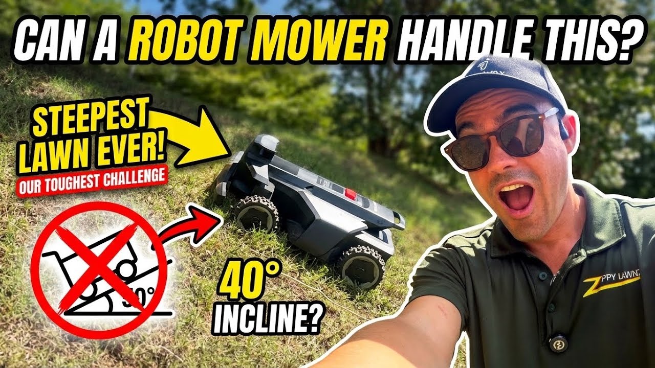 Can a Robot Mower Handle Steep Hills? We Tested the Navimow X430 on the Hilliest Lawn in Maryland