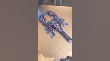 articulating scorpion print anycubic vyper  3d printer new filament