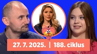 : Slagalica 27.7.2025. | 188. ciklus