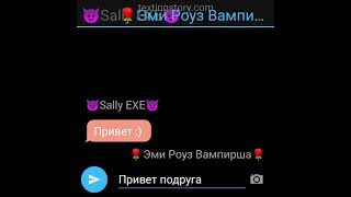 Переписка со мной и с 😈Sally EXE😈(заказ)