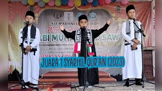 Juara 1 Syarhil Quran Sdit Madani 2023  Akhlak Rasulullah Sebagai Kunci Kesuksesan
