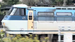 JR貨物機関車EF66-124 新川崎駅通過 2024.11.6 12:40