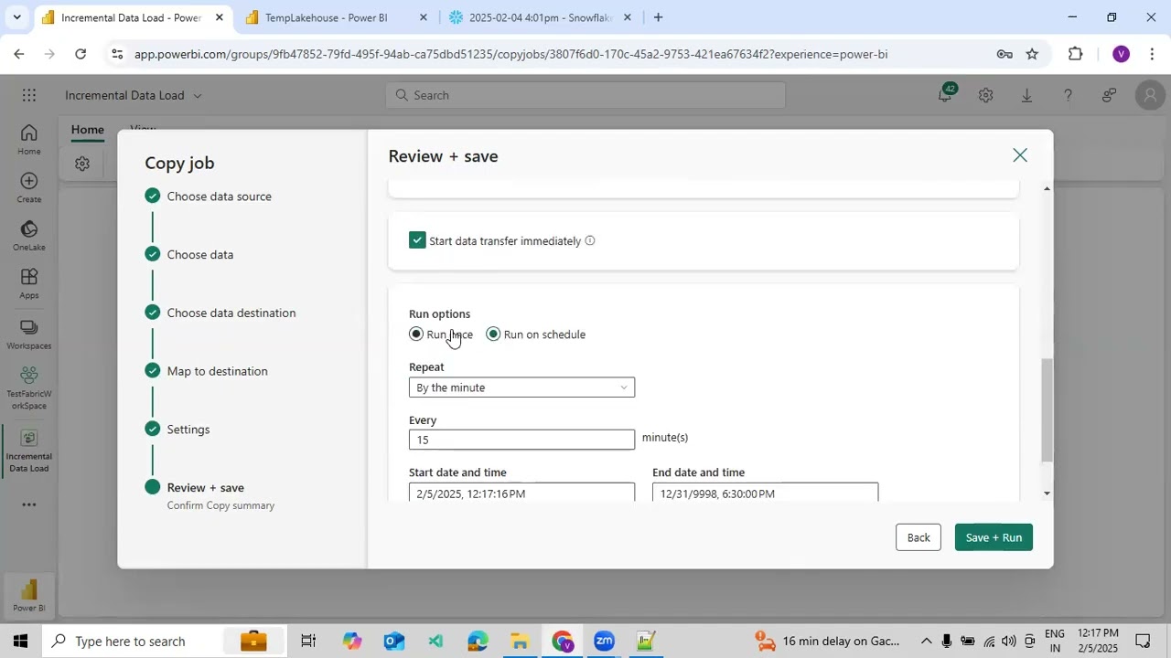 Understand about How to Load Data from Snowflake to Lakehouse using Microsoft Fabric