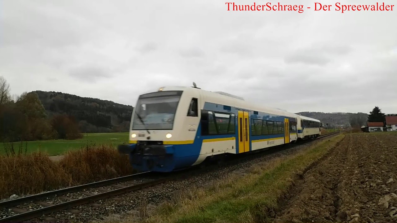WEG: Wieslauftalbahn Bahnstrecke Schorndorf - Rudersberg-Oberndorf mit Steuerwageneinsatz