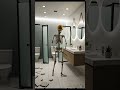 a quick public restroom renovation by mr.skeleton 😊 #renovation #viral #shortvideo #mr
