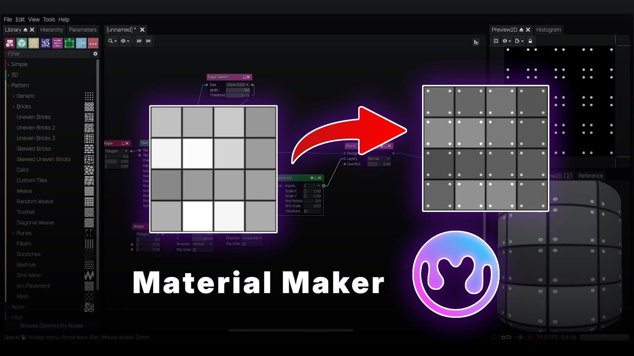 Add Details With Fill Node In Material Maker - YouTube