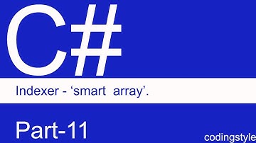#codingstyle , indexer in c#, how to use indexer in c#?