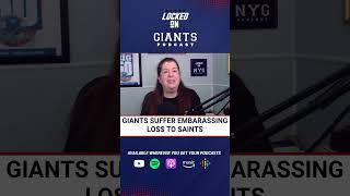 New York Giants Fumble Away Game vs. Saints
