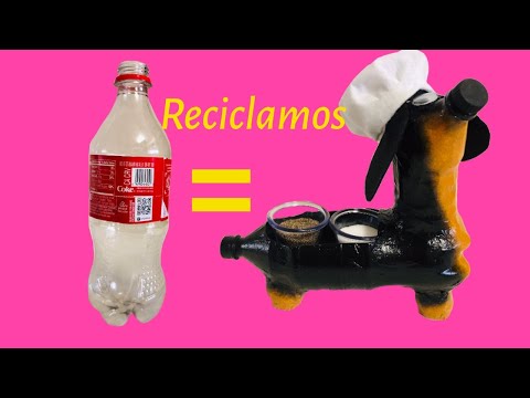 DIY_ Como hacer un perro salchicha Chef?‍?Super facil!!!♻️♻️Reciclar ?