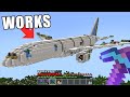 I built a minecraft plane that actually works