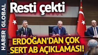 Erdoğan AB'ye Resti Çekti! Havalimanından Çok Sert Açıklama