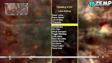 [GHOSTS/1.16] Destiny v1.0 SPRX Menu (Xp Lobby, All Client Unlock All & More) +Download