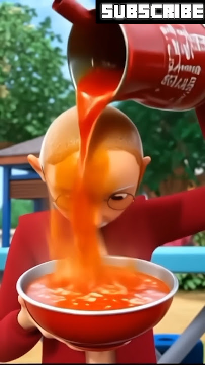 Kasihat Banget Uncle Ah Tong Disiram Saus🥺#upinipinterbaru #upinipin #shorts