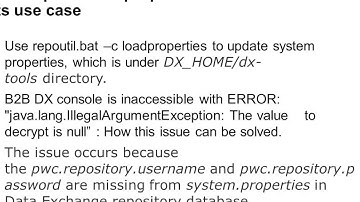 HOW TO  Update B2B Data Exchange system properties from command line
