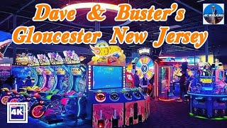 [4k Travel Adventure New Jersey I Gloucester Dave and Buster's in 200 Premium Outlets Dr, Blackwood