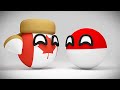 Poland  canada being pals  countryballs compilation