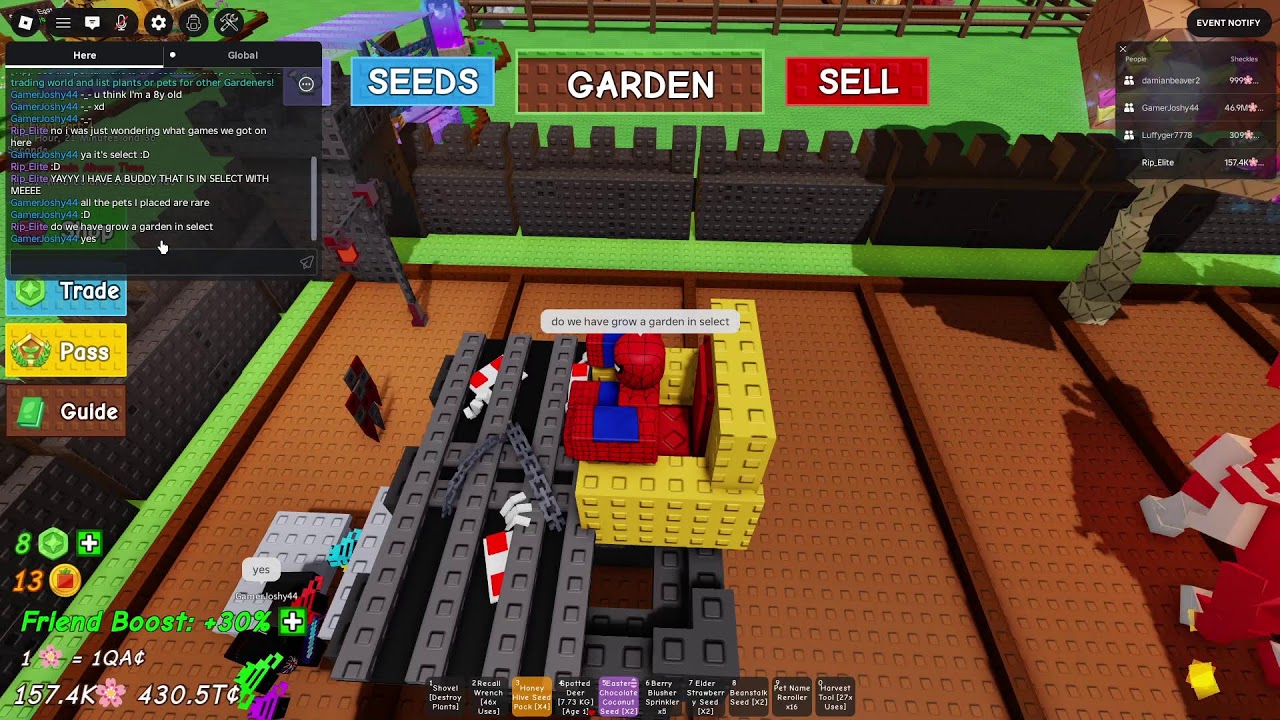🔴 LIVE — GROW A GARDEN BEE EVENT PART 4 & ADMIN ABUSE!!! - YouTube