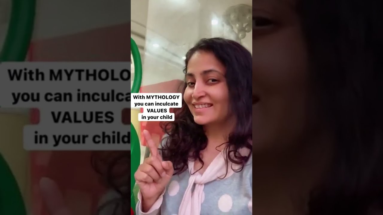 Mythology, plays an important role in inculcating good values in kids. 😊 