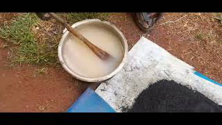 . How To Make Charcoal Briquettes With Charcoal Dust, Mud And Cassava Flour.