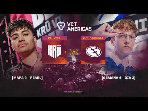 KRU vs. EG | VCT Americas Etapa 1 | Semana 3 - Dia 3 | Mapa 2: Pearl