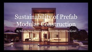 BCT 150 Video Term Project- Prefabrication Modular Construction