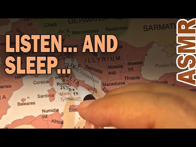 You’ll Fall Asleep Before Rome Falls… | Full Roman Empire Timeline (ASMR History, tracing, whispers)