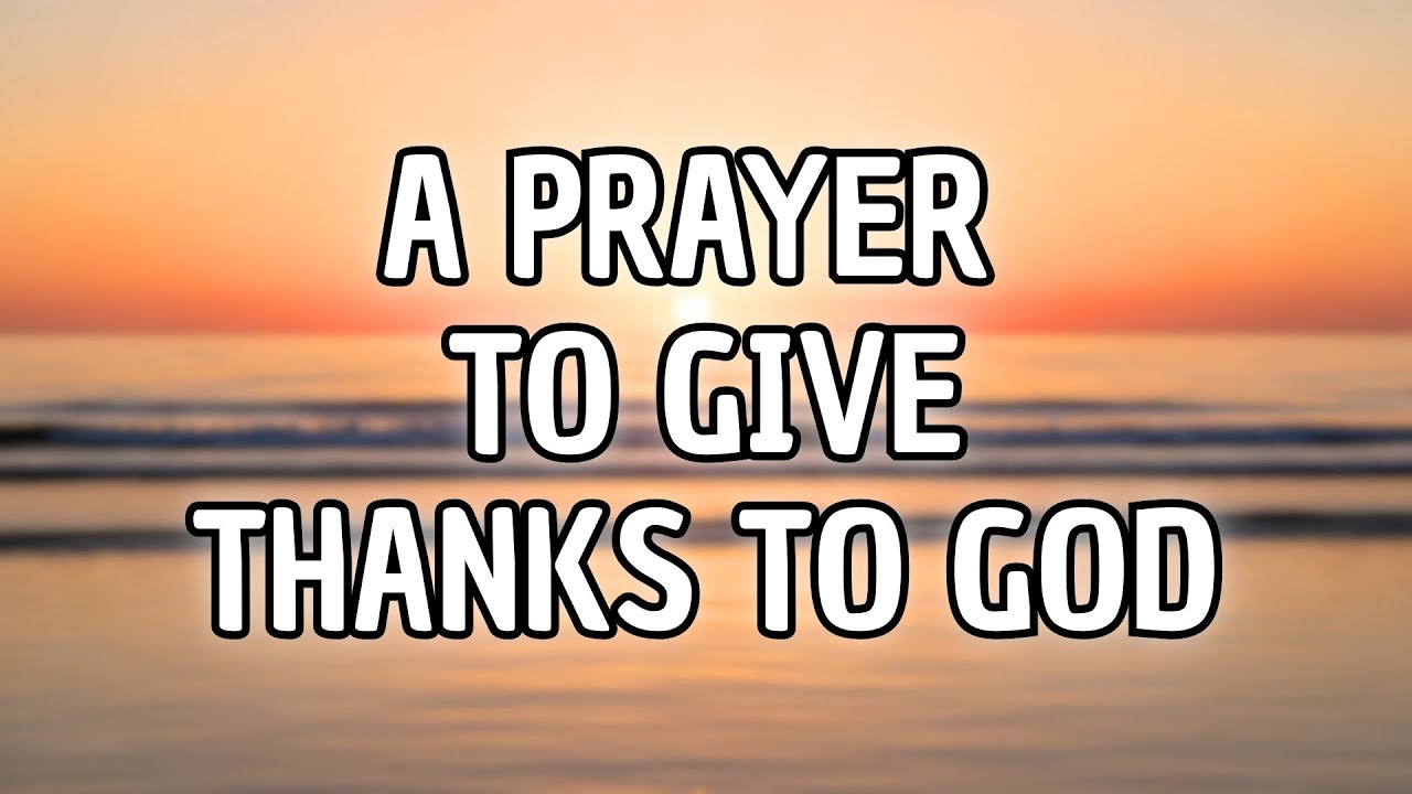 Thank You Lord for Life and for Today | Morning Prayer