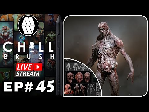 🔴live - Zbrush Sculpting Live Stream - #ep45