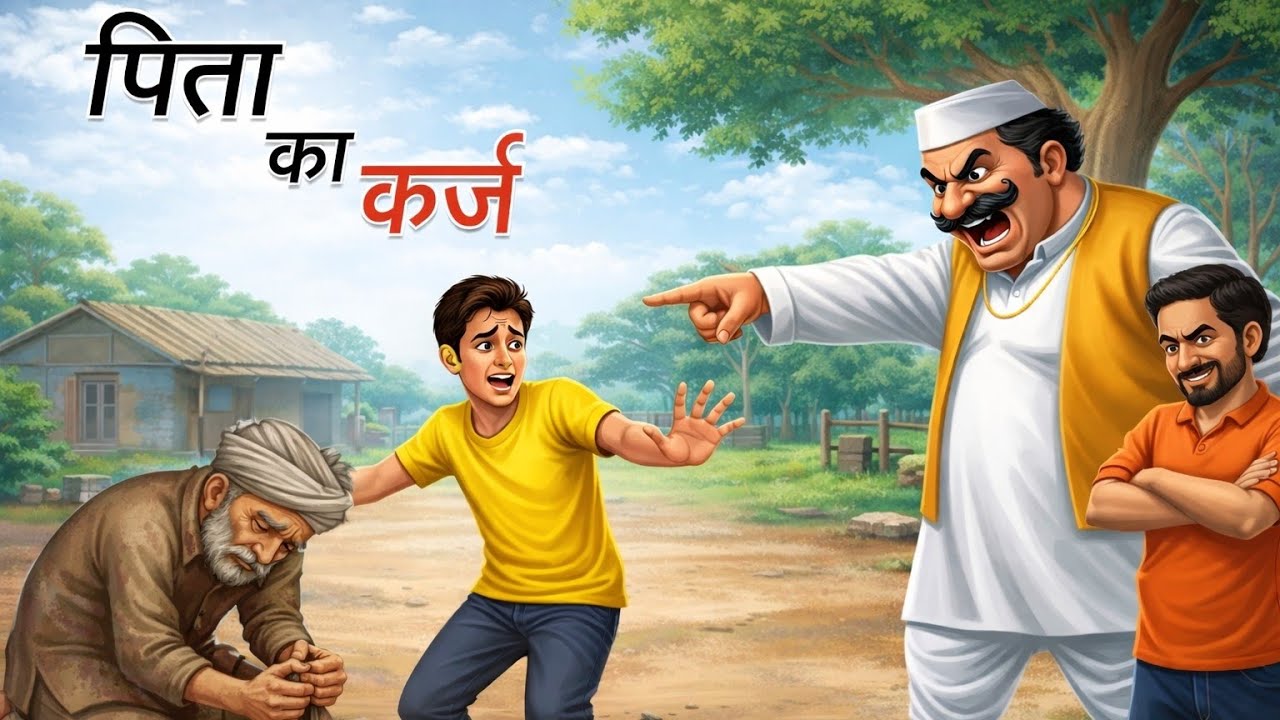 पिता का कर्ज | Hindi Kahaniyan | Cartoon Story | Moral Stories | Kahaniyan