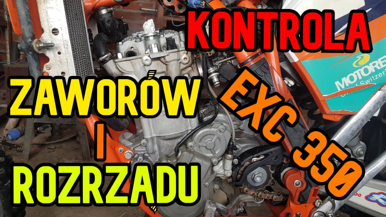 Kontrola Zaworów i Rozrządu - Jak działa napinacz w KTM EXC 350 - Valve Adjustment