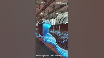 S-Shaped Curved LED Screen – Stunning ONOFF Demo!