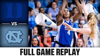 Duke vs. North Carolina Full Game Replay | 2022-23 ACC Women’s Basketball