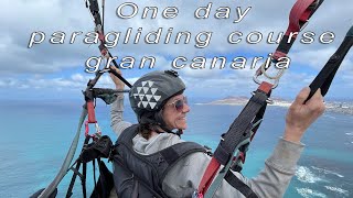 One day paragliding course gran canaria