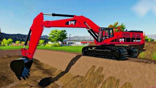 JCB Excavator Simulator Games ! Heavy Crane Driving Simulator ! City Construction JCB Excavator Game screenshot 5