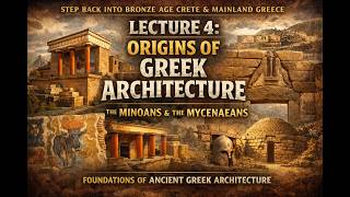 Lecture 4 Origins Of Greek Architecture  Minoan And Mycenaean Civilization
