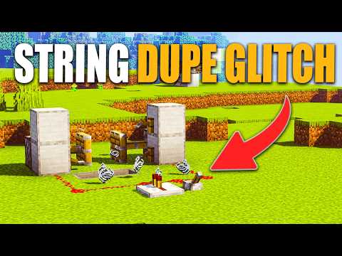 NEW WORKING STRING DUPLICTION GLITCH v26.0 In Minecraft Bedrock!
