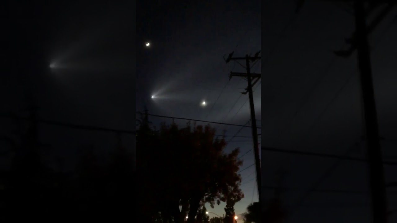 Los Angeles light in the sky YouTube