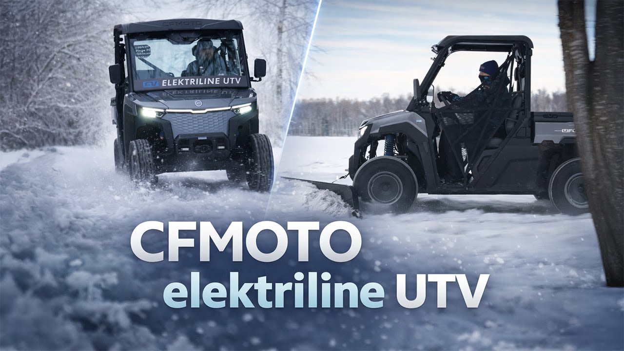Vaikne aga võimekas - uus CFMOTO elektriline UTV