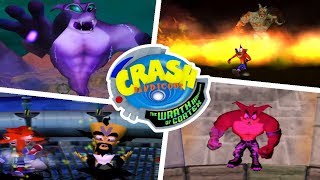 Crash Bandicoot La venganza de Cortex Todos Los Jefes - All Bosses